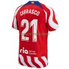 Original Fußballtrikot Atlético Madrid Carrasco 21 Heimtrikot 2022-23 Für Herren